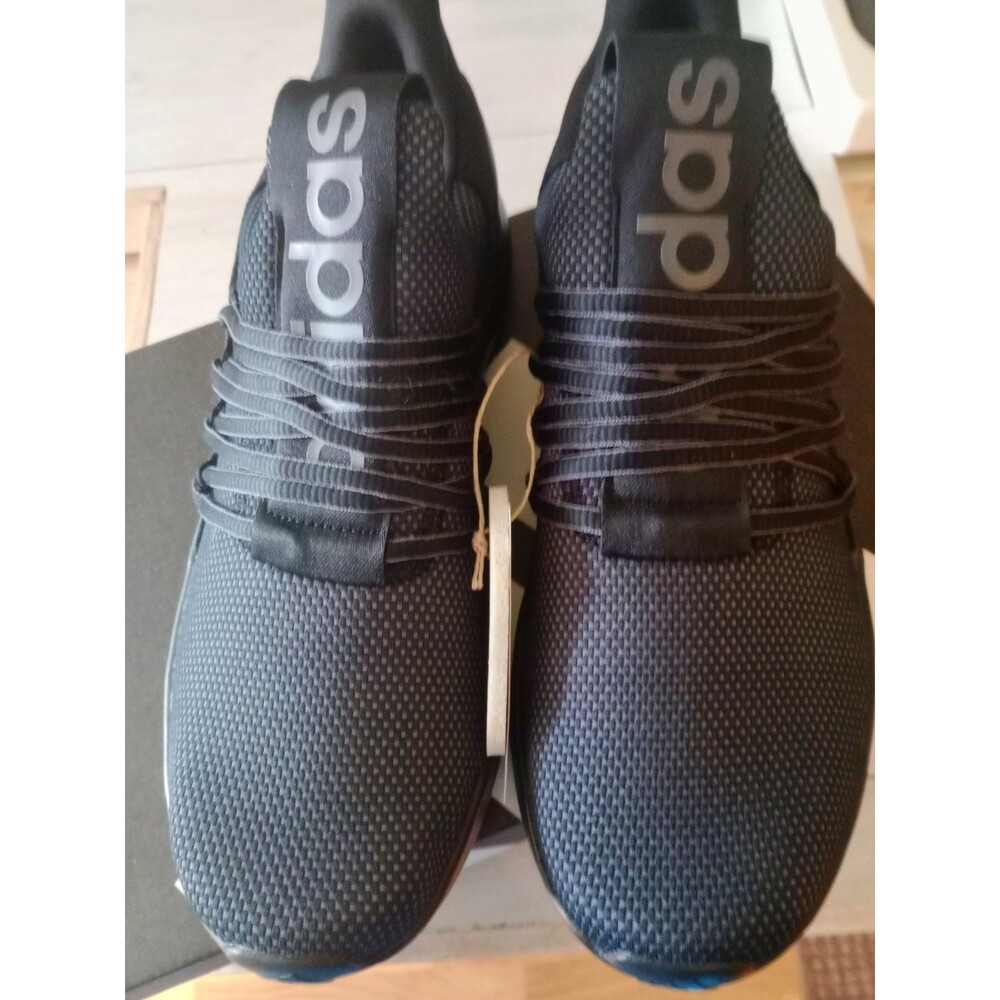 Adidas Lite Racer Adapt 7.0 Black Running Shoes Men's Size 10.5 IE6327 New